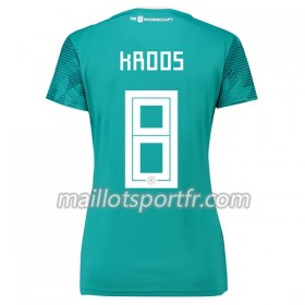 Maillot de Foot Allemagne Kroos 8 Femme Exterieur Coupe du monde 2018